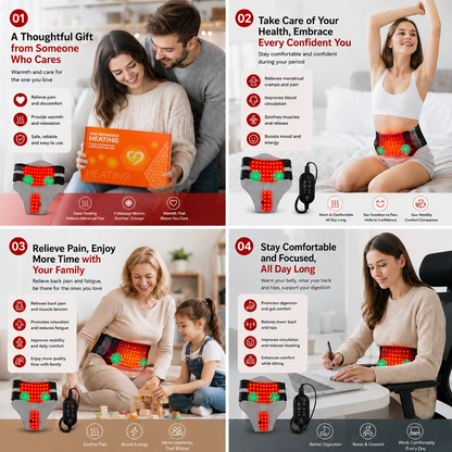 Achesoother Heated Massage Belt for Period Pain Relief